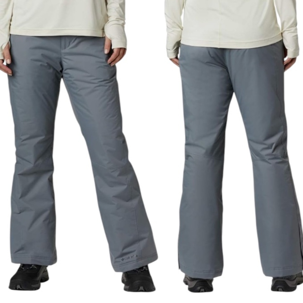 Columbia Omni-Tech gray waterproof breathable winter snow ski pants size XS